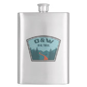 O&W-Bahnstrecke Flachmann (Vorderseite)