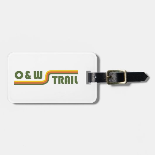 O&W-Bahnstrecke Gepäckanhänger (Vorderseite horizontal)