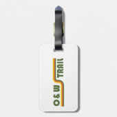 O&W-Bahnstrecke Gepäckanhänger (Rückseite vertikal)