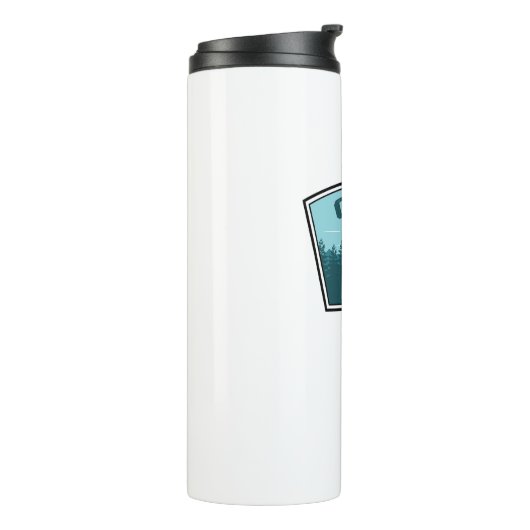 O&W-Bahnstrecke Thermosbecher (Nach links gedreht)