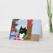 O-Weihnachtsbaum Feiertagskarte (Vorderseite)