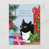 O-Weihnachtsbaum Feiertagspostkarte (Vorderseite)