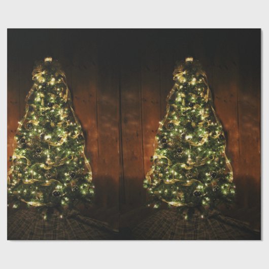 O-Weihnachtsbaum Geschenkpapier (Flach)