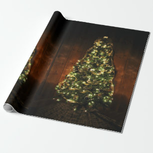 O-Weihnachtsbaum Geschenkpapier
