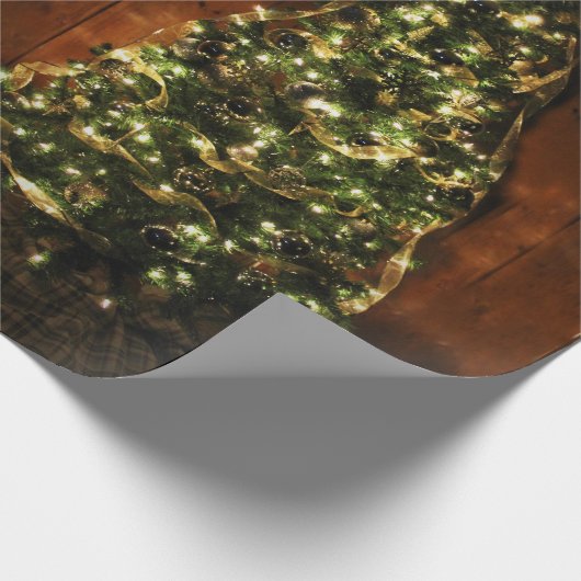 O-Weihnachtsbaum Geschenkpapier (Ecke)