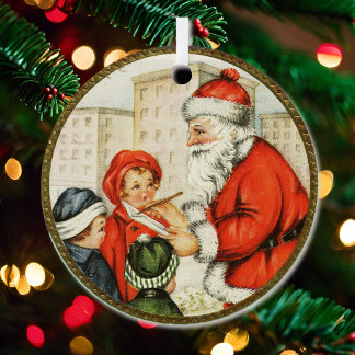 O Weihnachtsmann! Wir waren gut Foto Name hinzufüg Ornament Aus Metall