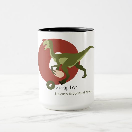 O wie Oviraptor-Tasse Tasse (Zentrum)