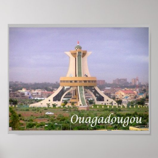 Oagadougou Faso Poster (Vorne)