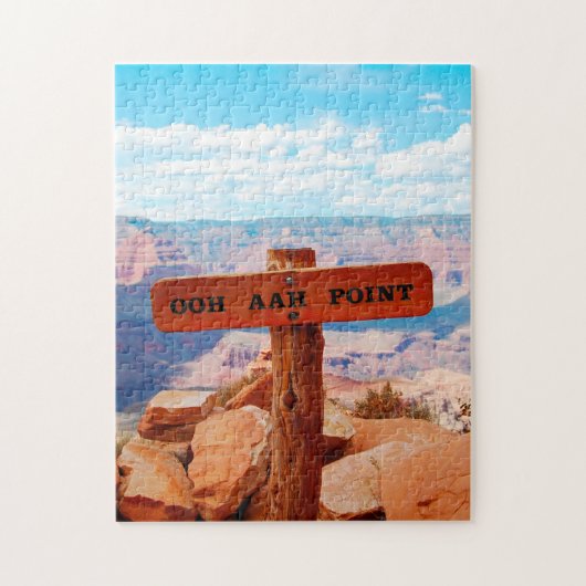 Oah Point Grand Canyon. Weihnachtsgrüße Puzzle (Vertikal)
