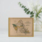 Oahu, 1881, Vintage Hawaii-Karte Postkarte (Stehend Vorderseite)