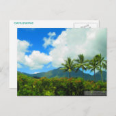 OAHU, HAWAII#6 POSTCARD POSTKARTE (Vorne/Hinten)