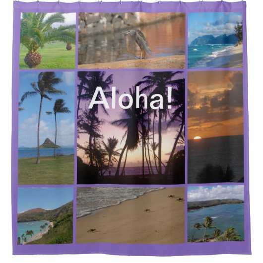 Oahu, Hawaii Duschvorhang (Vorderseite)