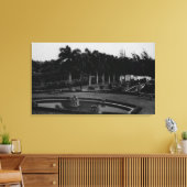 Oahu, Hawaii - Hawaii-Tempel in Laie Leinwanddruck (Insitu (Wohnzimmer))