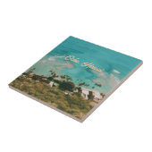 Oahu Hawaii Insel Reise Souvenir Fliese (Seite)