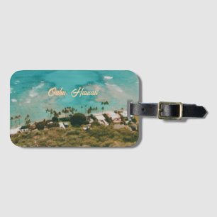 Oahu Hawaii Insel Reise Souvenir Gepäckanhänger
