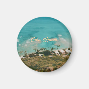 Oahu Hawaii Insel Reise Souvenir Magnet