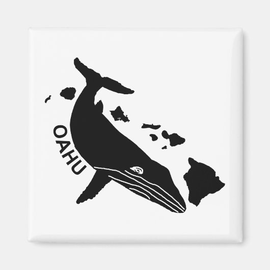 Oahu - Hawaii Islands Humpback Magnet (Vorne)