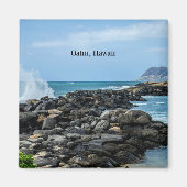Oahu, Hawaii Magnet (Vorne)