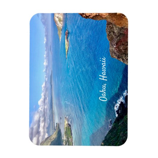 Oahu, Hawaii Magnet (Vertikal)