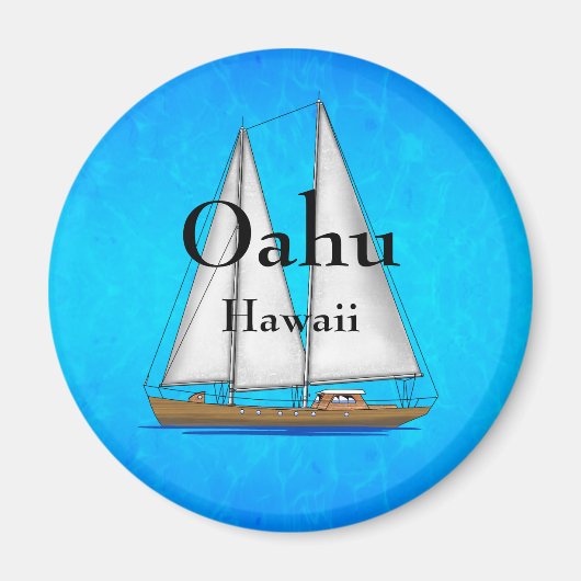 Oahu Hawaii Magnet (Vorne)