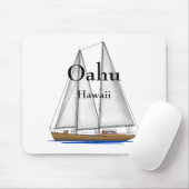 Oahu Hawaii Mousepad (Mit Mouse)