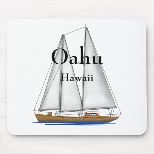Oahu Hawaii Mousepad (Vorne)
