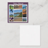 Oahu, Hawaii Note Card Mitteilungskarte (Vorne/Hinten)