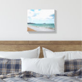 Oahu Hawaii Ocean Waves & Beach Leinwanddruck (Insitu (Schlafzimmer))