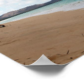 Oahu Hawaii Ocean Waves & Beach Poster (Ecke)