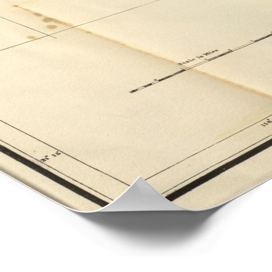 Oahu, Hawaii Poster (Ecke)