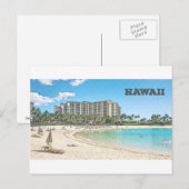Oahu, Hawaii Postkarte (Vorne/Hinten)