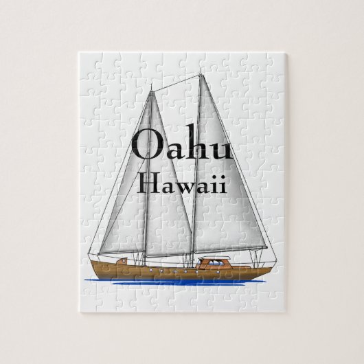 Oahu Hawaii Puzzle (Vertikal)