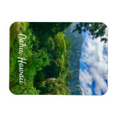 Oahu, Hawaii Regenwald Magnet (Horizontal)