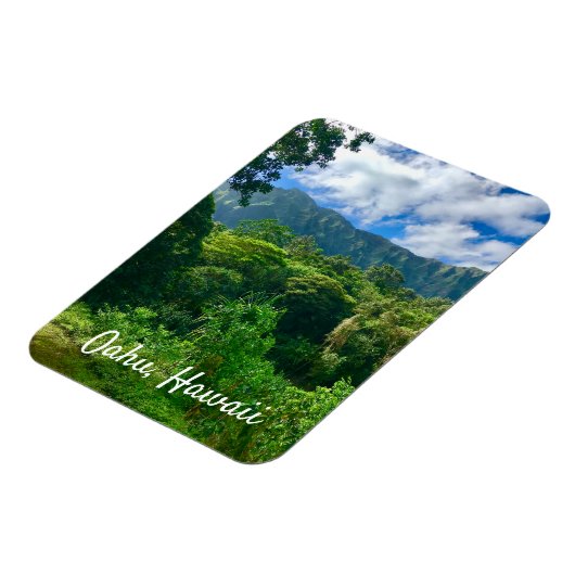 Oahu, Hawaii Regenwald Magnet (Linke Seite)