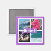 Oahu, Hawaii Seascape Magnet (Vorderseite/Rückseite)