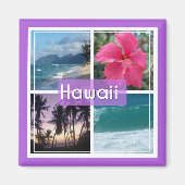 Oahu, Hawaii Seascape Magnet (Vorne)