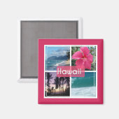 Oahu, Hawaii Seascape Magnet (Vorderseite/Rückseite)