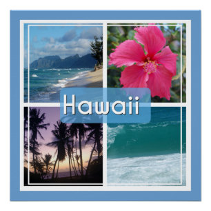 Oahu, Hawaii Seascape Poster