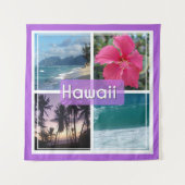 Oahu, Hawaii Seascape Wandteppich (Vorderseite)