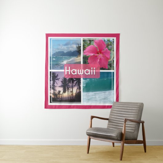 Oahu, Hawaii Seascape Wandteppich (Beispiel)