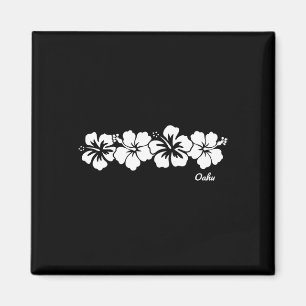 Oahu Hawaii Souvenir Hibiskusblüten Urlaub Hawa Magnet