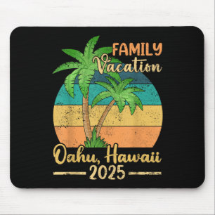 Oahu Hawaii Strand Familienurlaub 2025 Sommer  Mousepad