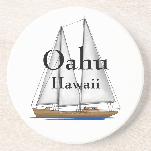 Oahu Hawaii Untersetzer (Vorne)