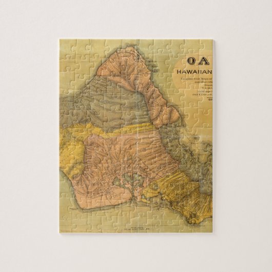 Oahu, Hawaiianische Inseln Puzzle (Vertikal)