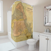 Oahu, hawaiische Inseln Duschvorhang (Beispiel)