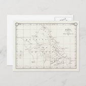 Oahu Island, Hawaii, Vintage Karte 1887 (Vorne/Hinten)