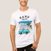 Oahu Kamaʻaina Türkis Vintage Van Surfbrett