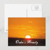 Oahu’s Beauty Postkarte (Vorne/Hinten)