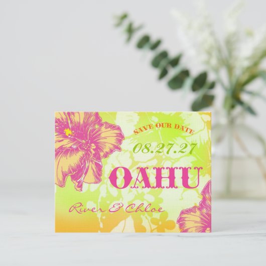 OAHU Save the Date (Stehend Vorderseite)