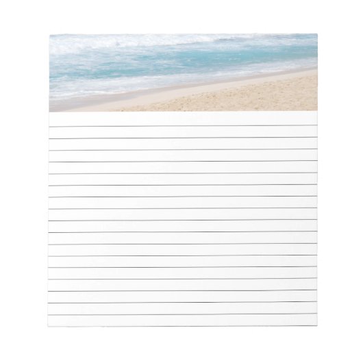 Oahu Surf Lined Note Pad Notizblock (Vorderseite)